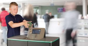 Self-service coin handling in banks
